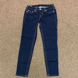 True Religion Dark Blue Skinny Jeans